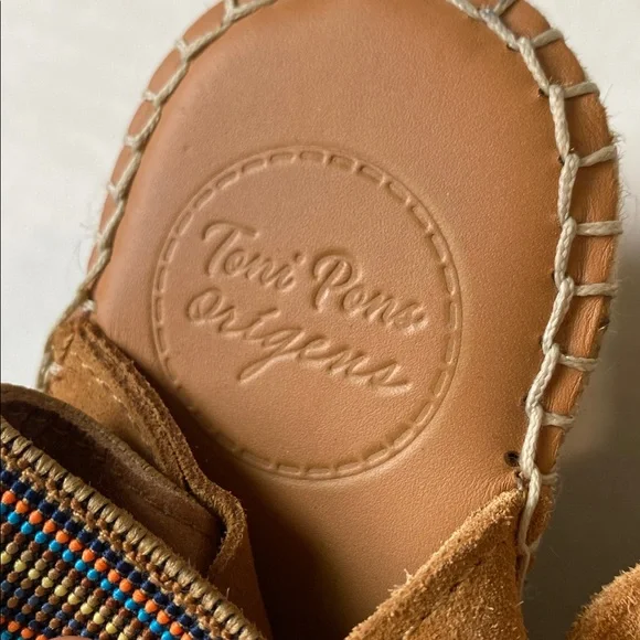 Toni Pons Tina Espadrille Wedge Sandal In Tan Suede - Picture 8 of 13